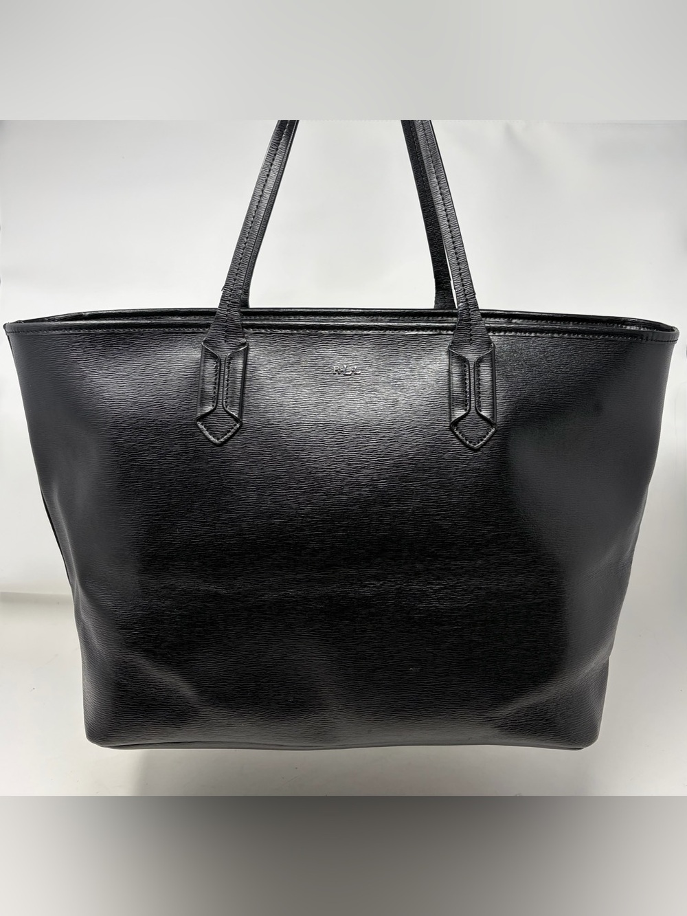 Lauren Ralph Lauren Textured Leather Tote